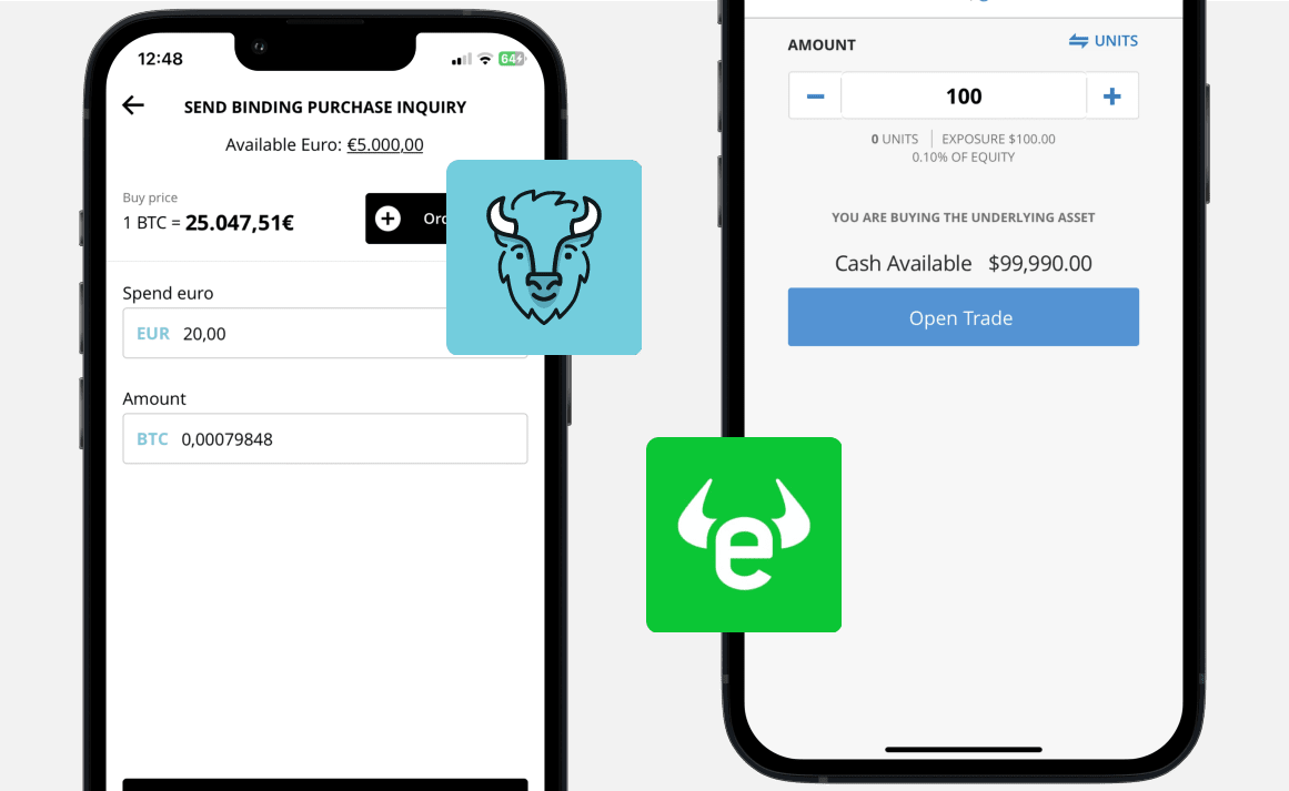 Bison vs eToro: Kauf