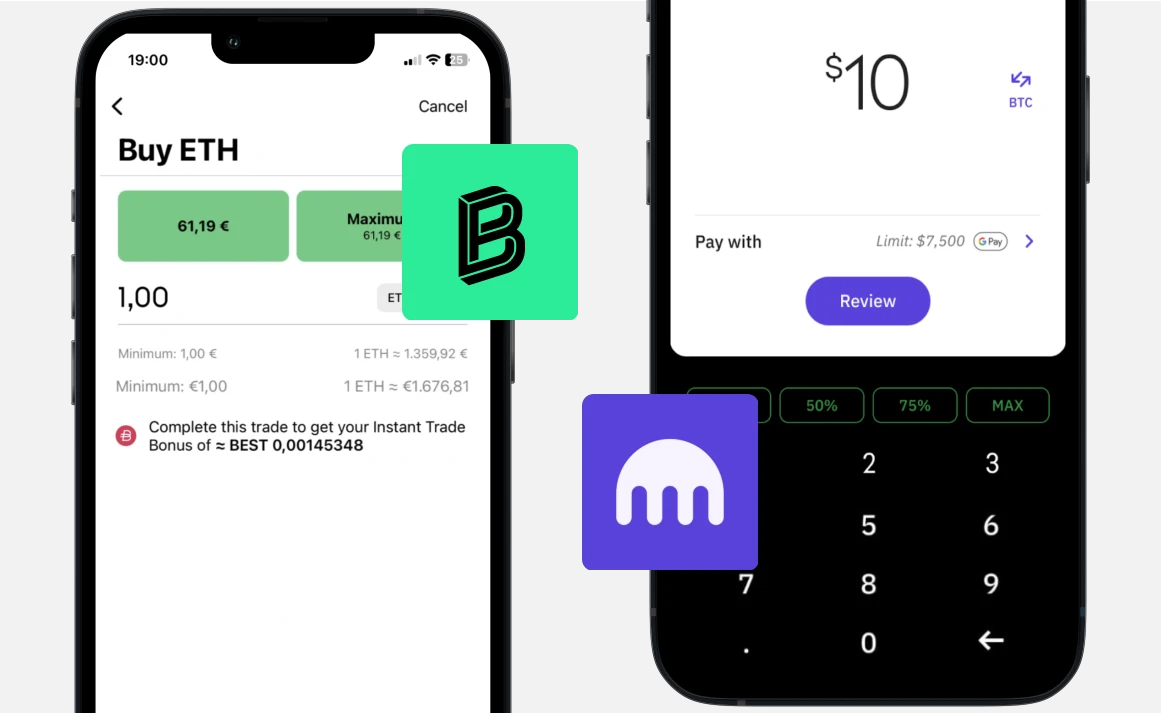 Bitpanda vs Kraken: Buying
