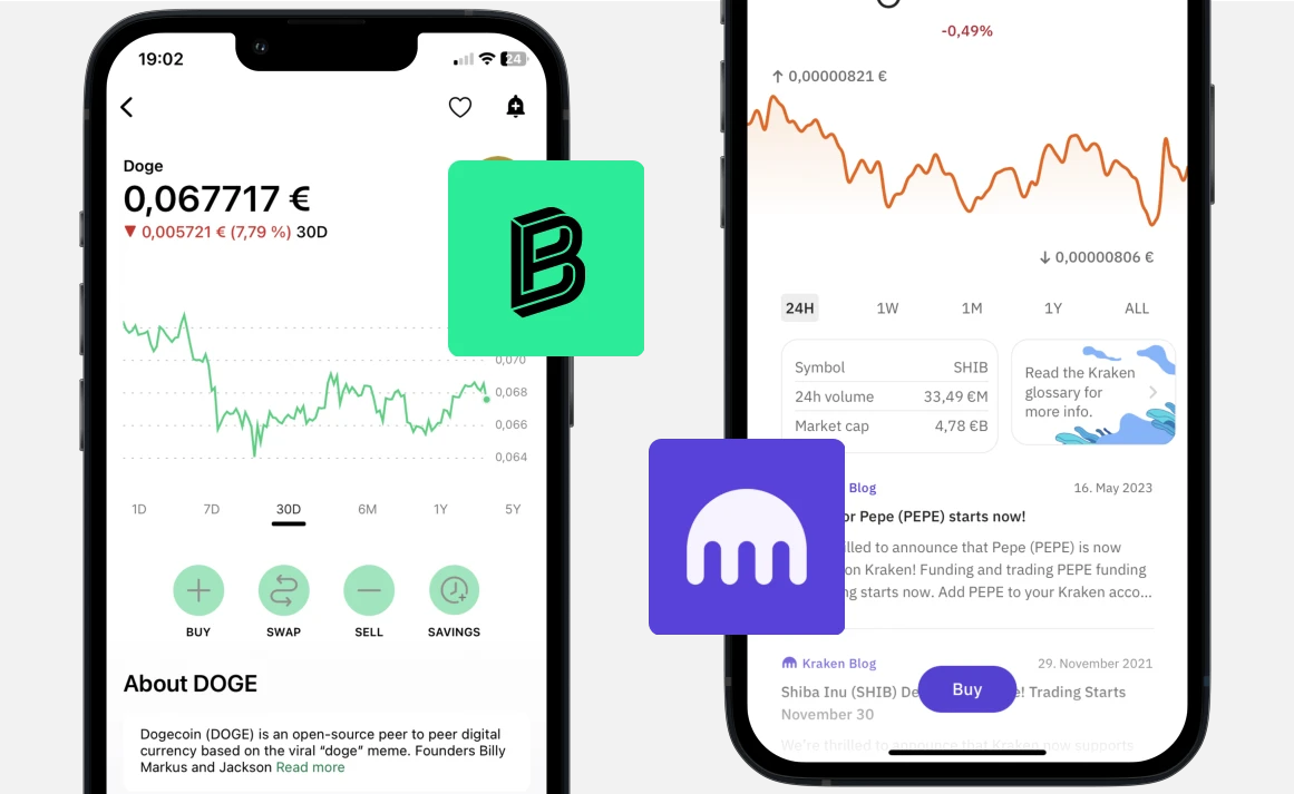Bitpanda vs Kraken: Trading