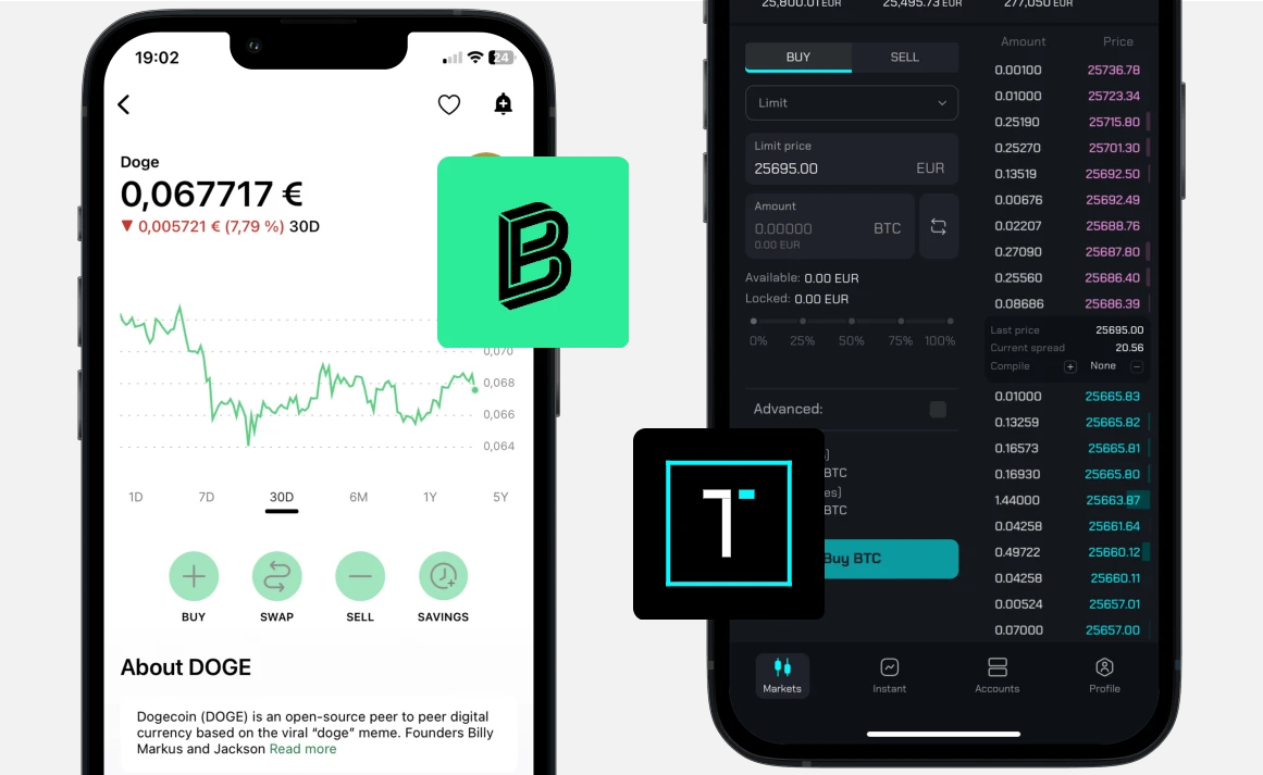 Bitpanda vs One Trading: Trading