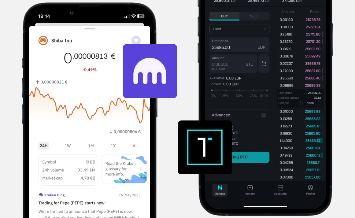 Kraken vs One Trading: Handel