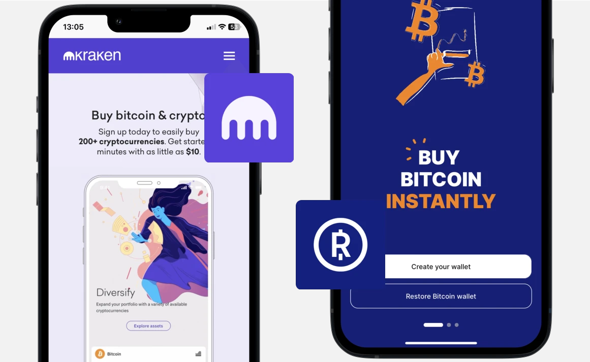 Kraken vs Relai: Website