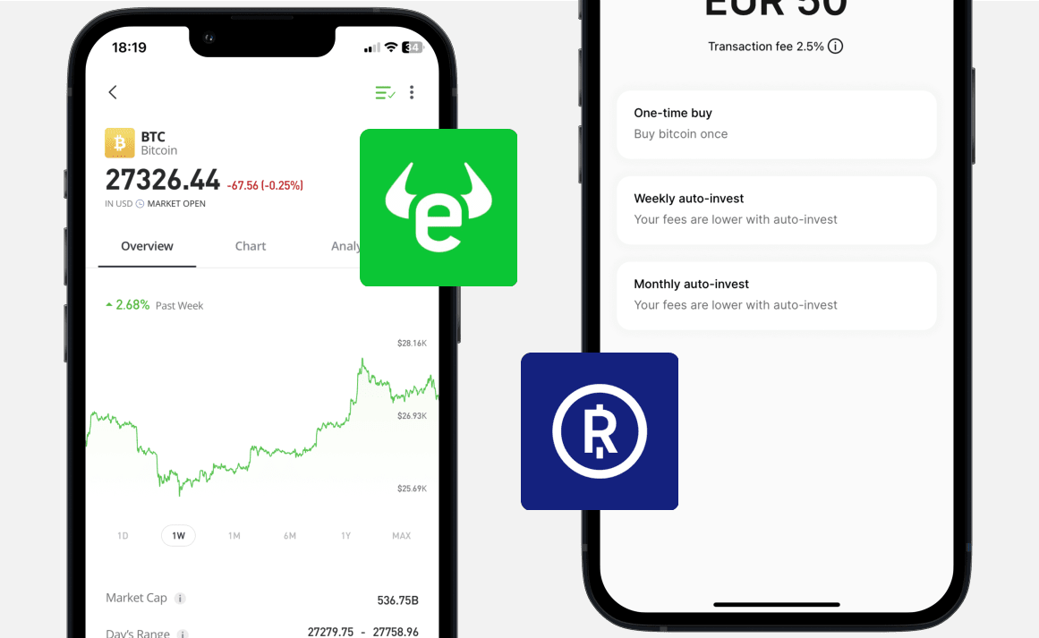 eToro vs Relai: Trading
