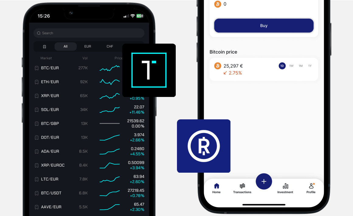 One Trading vs Relai: Dashboard