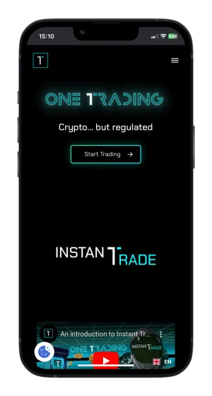 One Trading: Website (Desktop)
