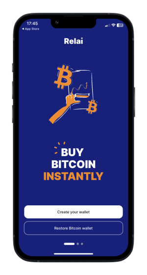 Relai: Webseite (Desktop)