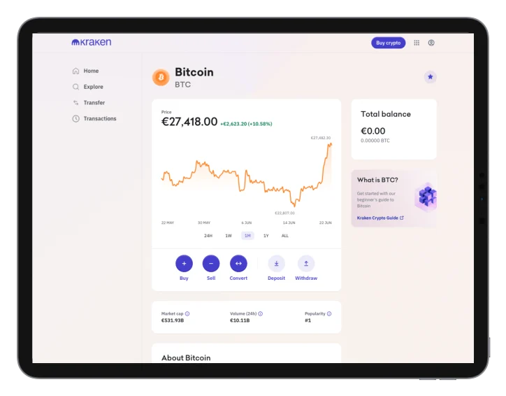 Kraken: Trading (Desktop)